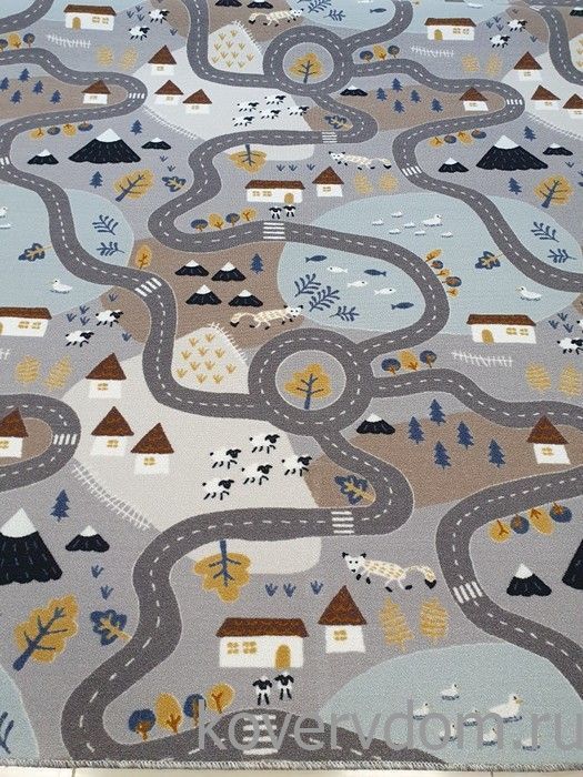 Детский ковер-палас ДОРОГИ 2549-91 Детский ковер-палас ДОРОГИ 2549-91