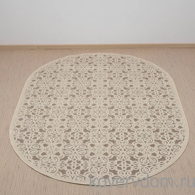 Рельефный ковер из вискозы GENOVA 38036 6565 90 ОВАЛ Рельефный ковер из вискозы GENOVA 38036 6565 90 ОВАЛ