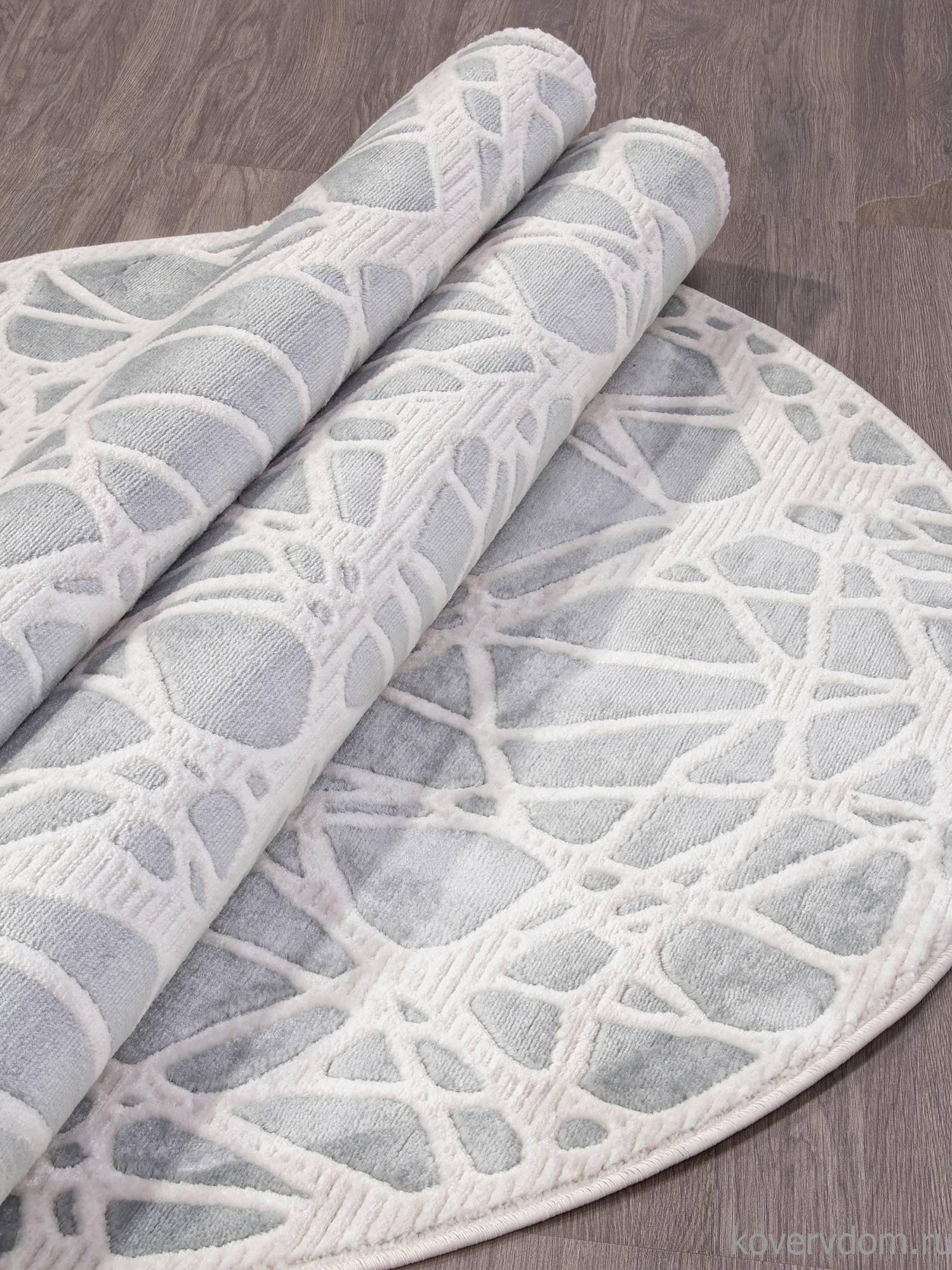 Ковер MIRANDA D967 BLUE-CREAM Овал Ковер MIRANDA D967 BLUE-CREAM Овал