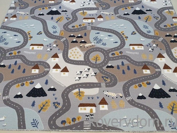 Детский ковер-палас ДОРОГИ 2549-91 Детский ковер-палас ДОРОГИ 2549-91