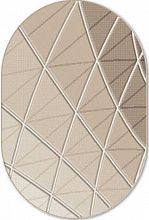 Овальный ковер из Молдовы рельефный SOHO 5637-15055 ОВАЛ