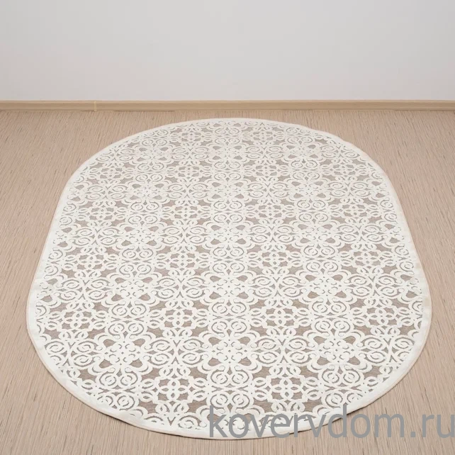 Рельефный ковер из вискозы GENOVA 38036 6565 90 ОВАЛ Рельефный ковер из вискозы GENOVA 38036 6565 90 ОВАЛ