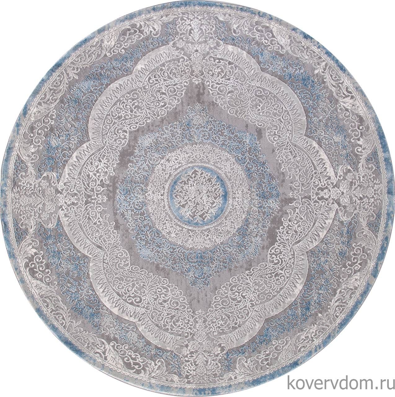 Ковер ARMINA 03880A BLUE / BLUE Круг