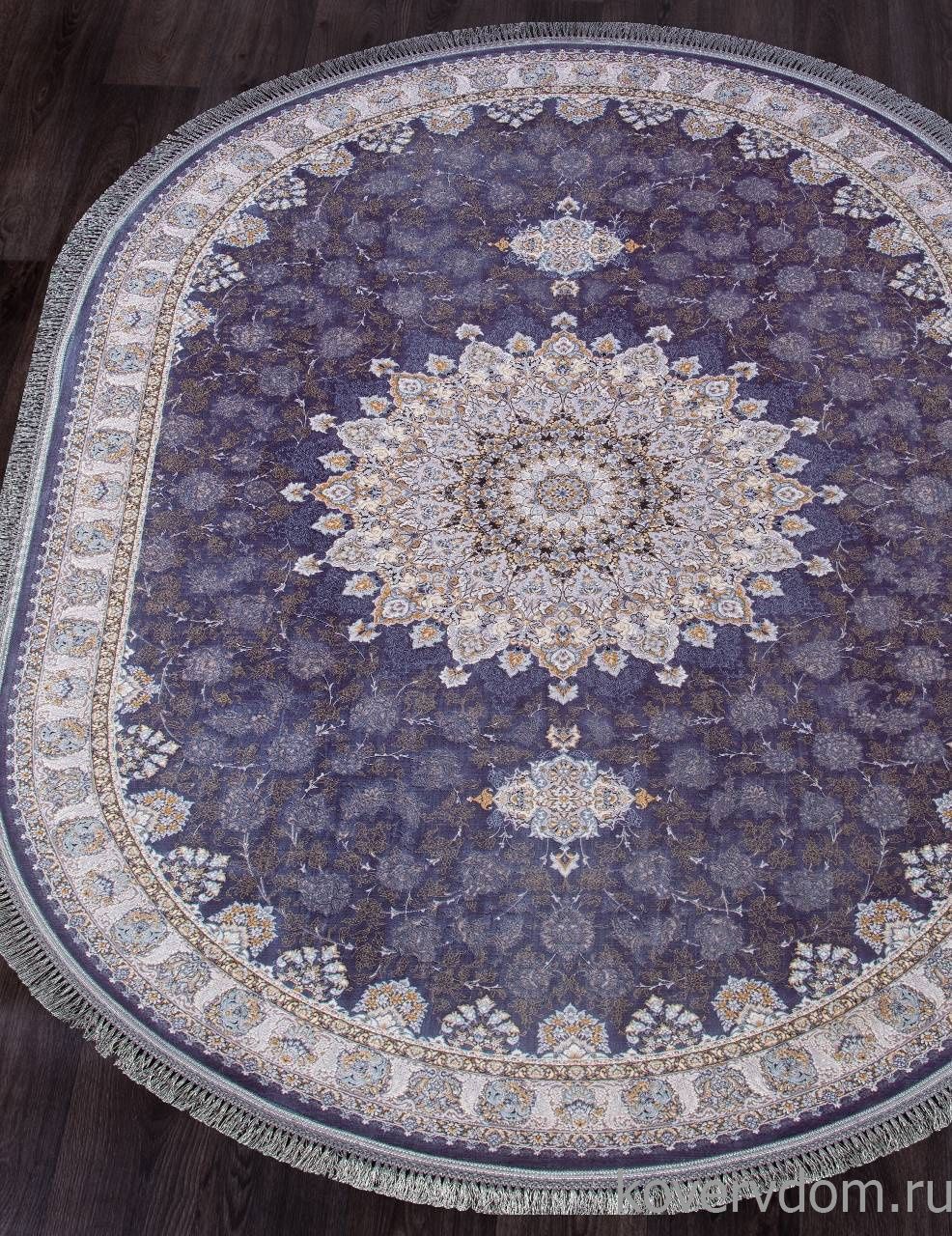 Ковер FARSI 1200 G253 BLUE-C Овал Ковер FARSI 1200 G253 BLUE-C Овал