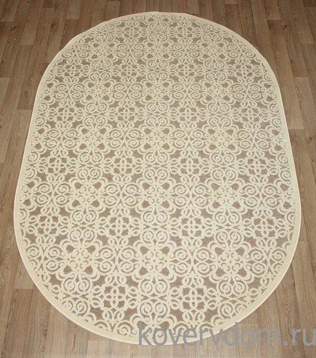 Рельефный ковер из вискозы GENOVA 38036 6565 90 ОВАЛ Рельефный ковер из вискозы GENOVA 38036 6565 90 ОВАЛ