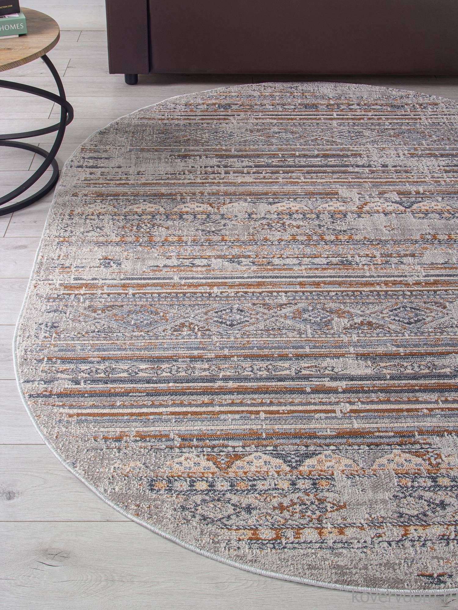 Ковер ZUMMA F260 ORANGE Овал