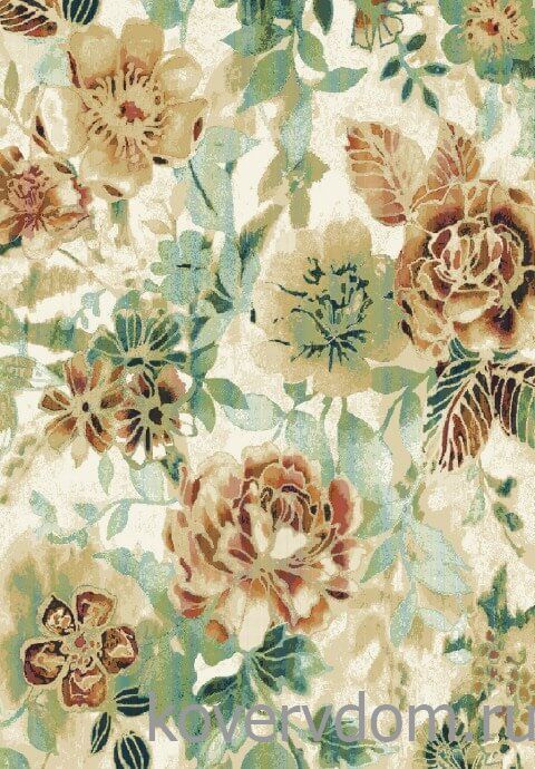 Ковер из вискозы и хлопка с цветами Royal Palace 14006 6121 Ковер из вискозы и хлопка с цветами Royal Palace 14006 6121