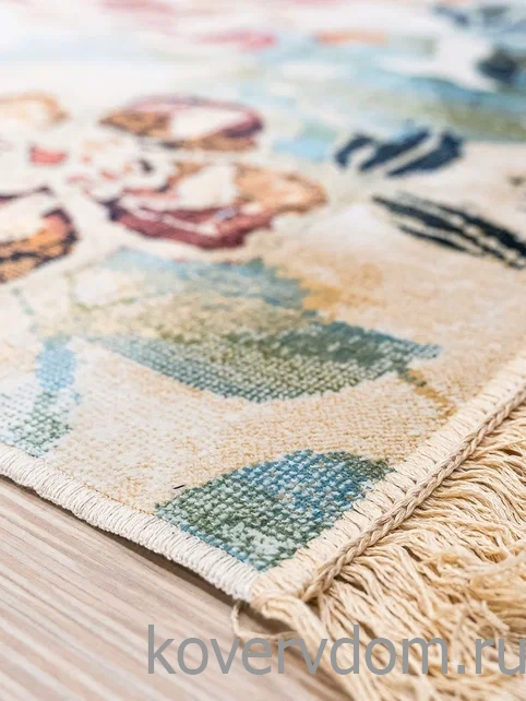 Ковер из вискозы и хлопка с цветами Royal Palace 14006 6121 Ковер из вискозы и хлопка с цветами Royal Palace 14006 6121