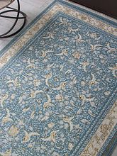 Ковер из Турции голубой ZARINA M101B BLUE SHIRINK / BLUE SHIRINK