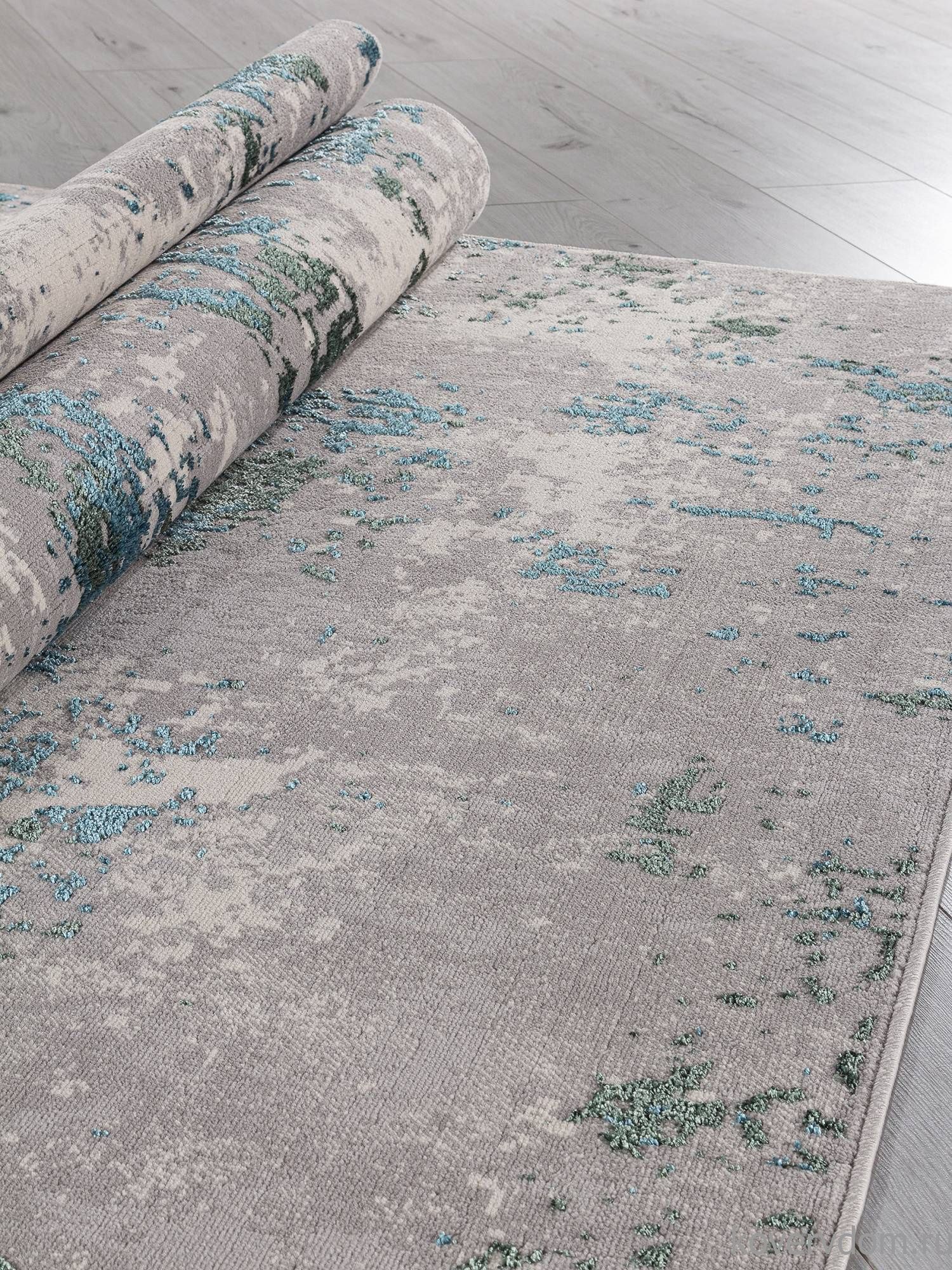 Ковер LIMAN F477 GRAY-BLUE