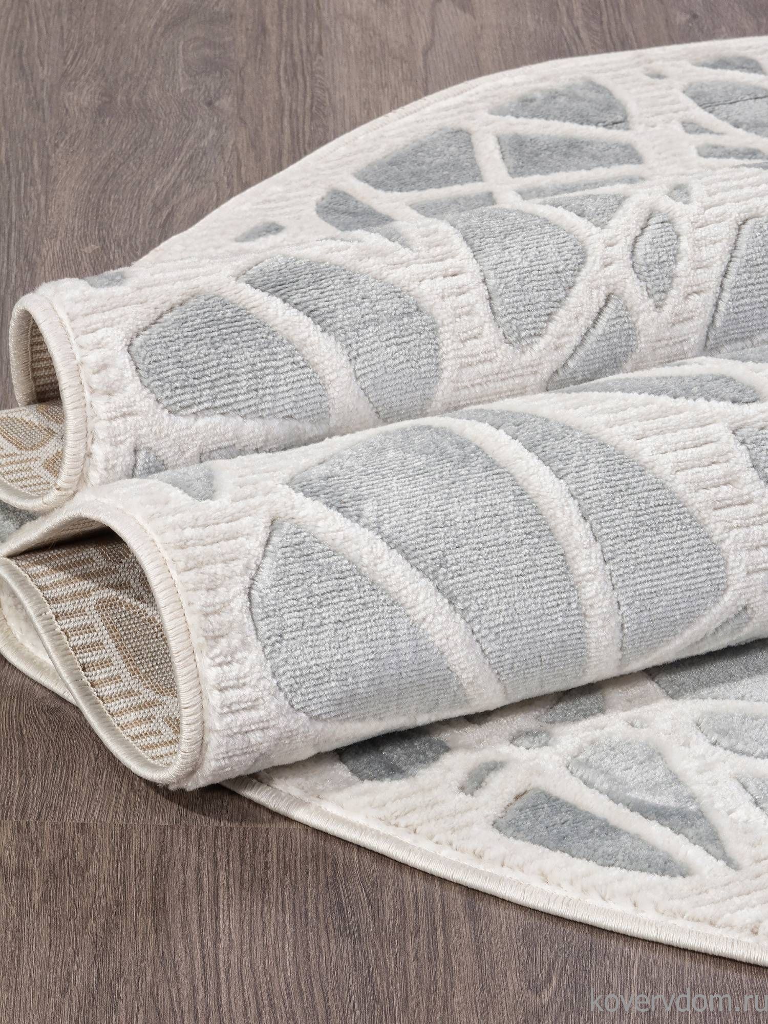 Ковер MIRANDA D967 BLUE-CREAM Овал Ковер MIRANDA D967 BLUE-CREAM Овал