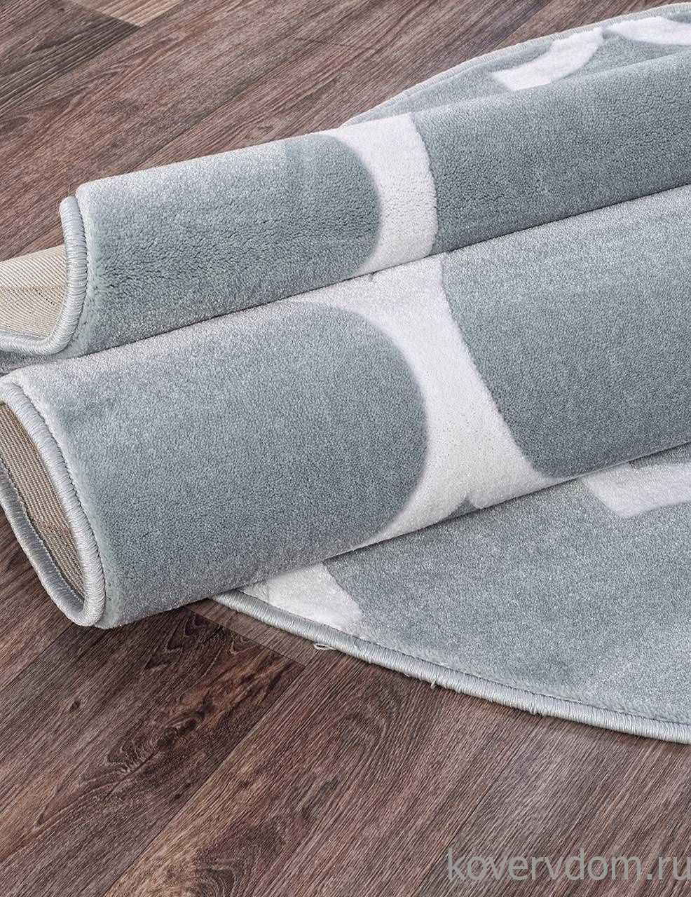 Ковер MEGA CARVING WK d422 LIGHT BLUE Овал Ковер MEGA CARVING WK d422 LIGHT BLUE Овал