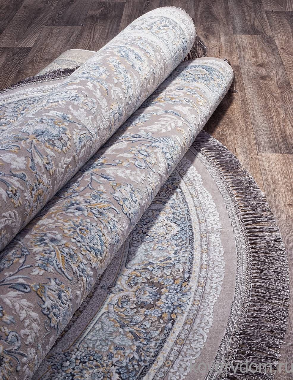 Ковер FARSI 1200 G256 LIGHT GRAY Овал Ковер FARSI 1200 G256 LIGHT GRAY Овал