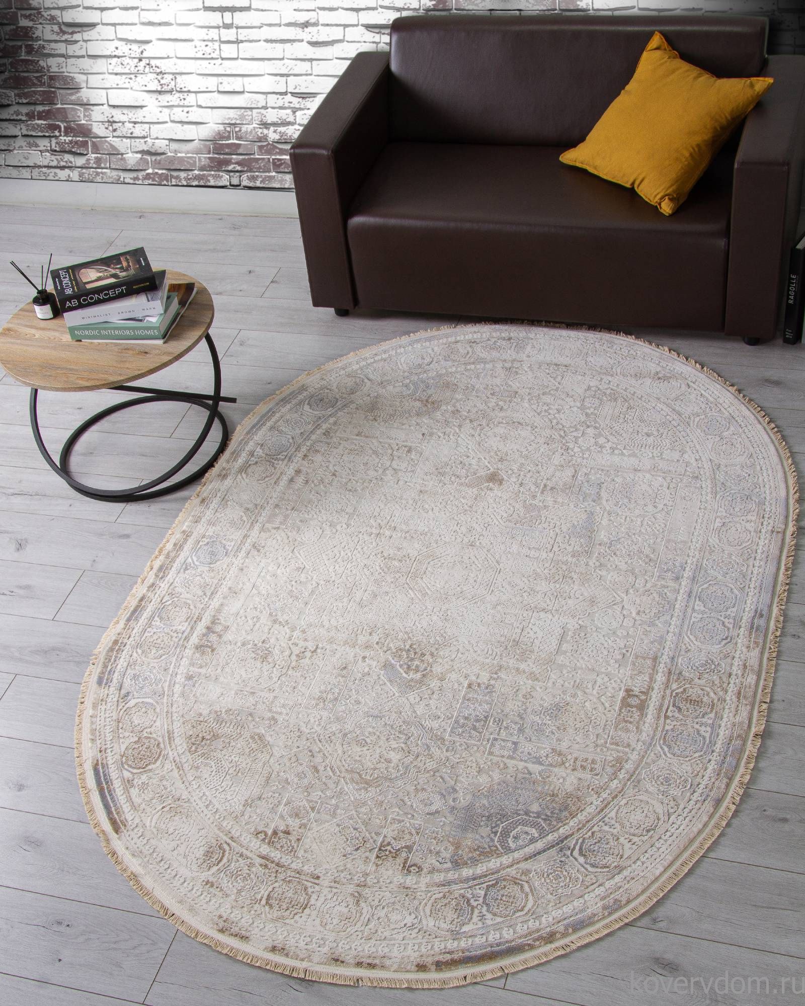 Ковер Jasmine 35905Z CREAM / CREAM Овал