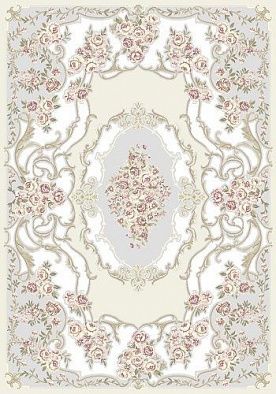 Ковер из шенилла BR CHENILLE 3823 АМ05 CREAM ОВАЛ