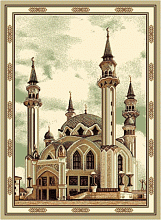 Овальный ковер Фауна 50520 Мечеть