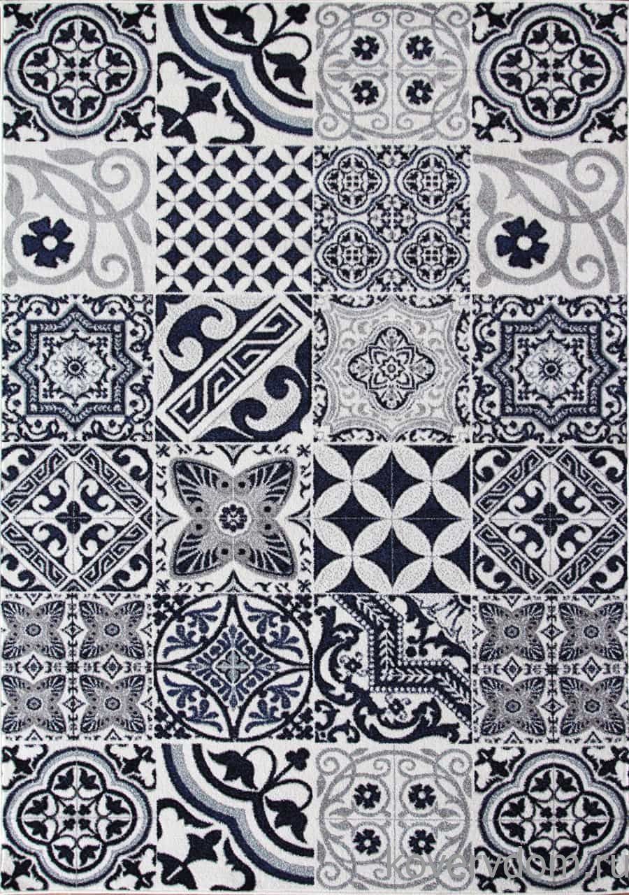 Ковер SUNRISE 2 D553 GRAY-BLUE Ковер SUNRISE 2 D553 GRAY-BLUE