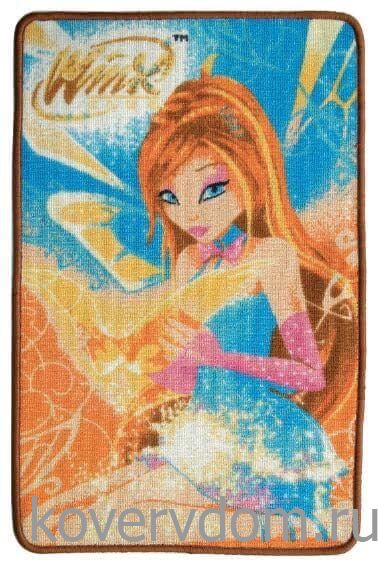 Детский ковер на резиновой основе Винкс Bloom Cover Детский ковер на резиновой основе Винкс Bloom Cover