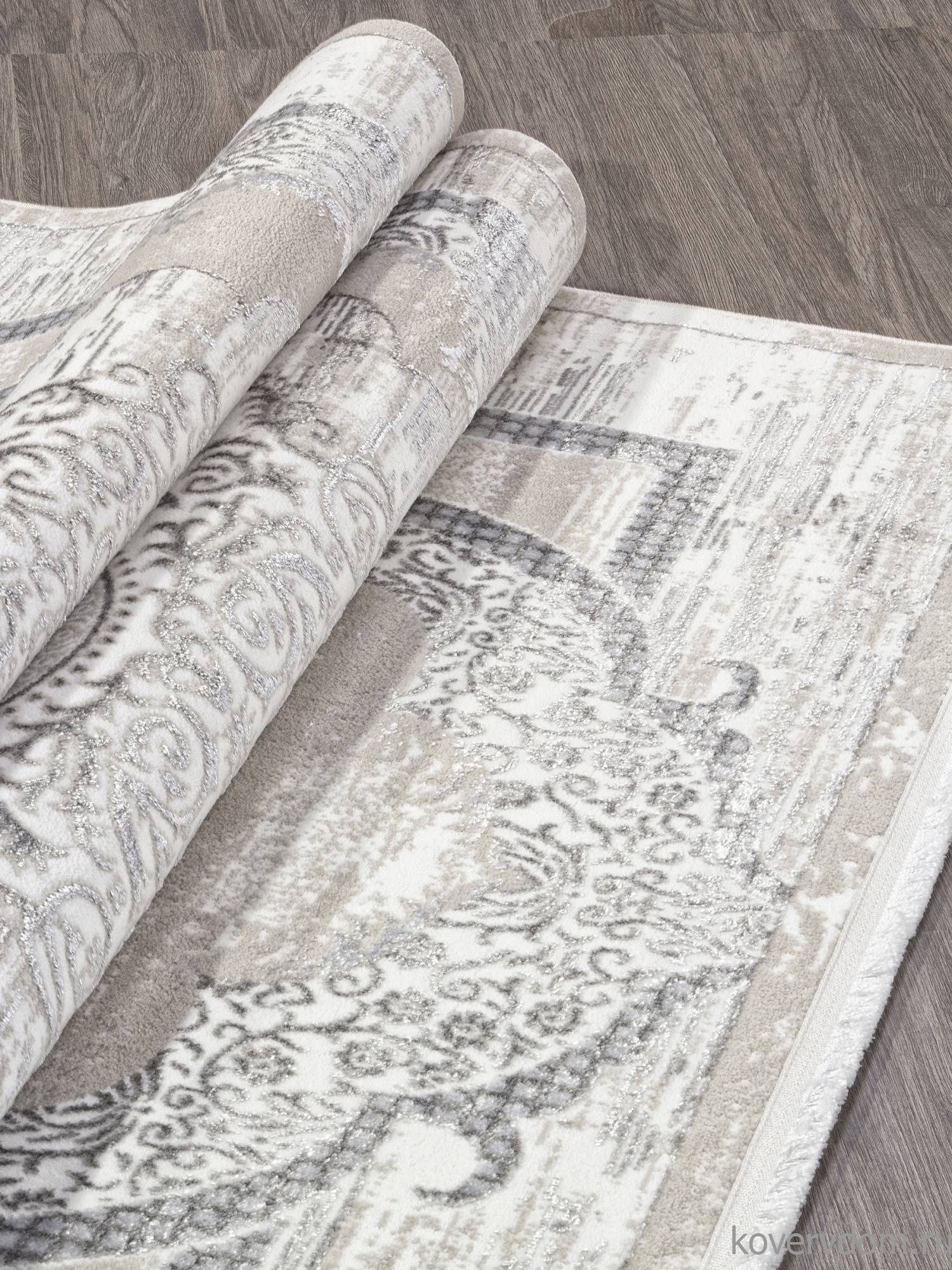 Ковер ALFANI Q018A GREY FDY / CREAM SHRINK